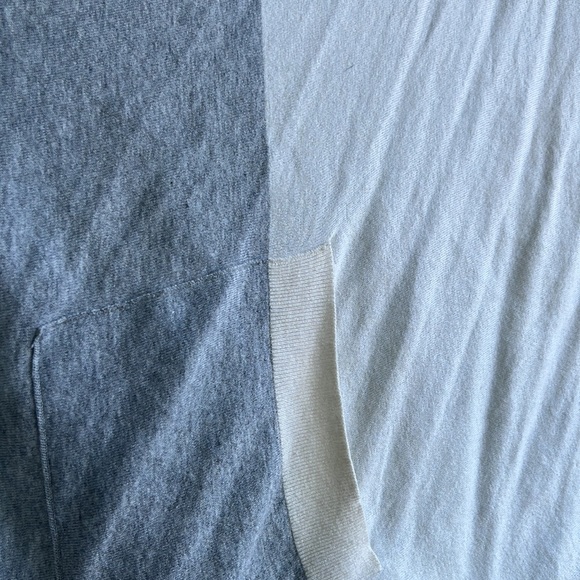 Club Monaco - open wrap cardigan - cream and light grey - Picture 3 of 8